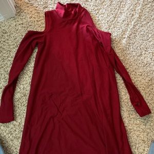 “Cold shoulder” dress